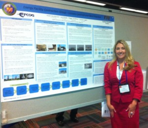 DOE Fellow Heidi Henderson, from the DOE – FIU Science and Engineering Workforce Development Initiative, presented a technical poster during the DD&R Poster Session.